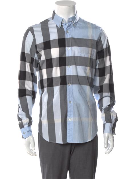 Burberry Brit Exploded Check Pattern Short Sleeve Shirt 